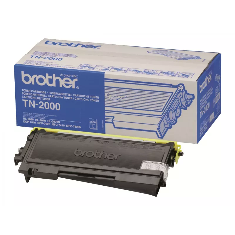 Brother TN-2000 dažų kasetė 2500 puslapių juoda
