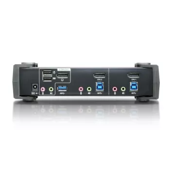 ATEN 2 prievadų USB 3.1 Gen 1 4K DisplayPort 1.2 KVMP™ komutatorius su garsu (su KVM kabeliais)
