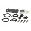 ATEN 2-Port USB 3.1 Gen 1 4K DisplayPort 1.2 KVMP™ jungiklis su garsu (įskaitant KVM kabelius)
