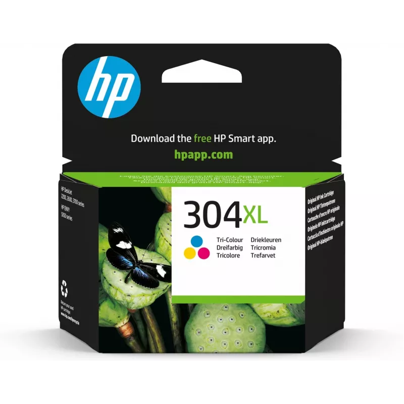 HP 304XL Tri-color Originali rašalo kasetė
