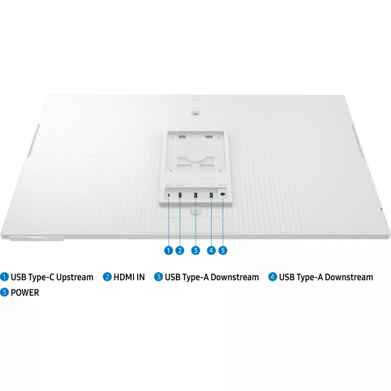 Samsung LS32FM801UUXDU 32 colių išmanusis 4K monitorius, baltas