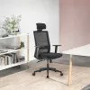 Ergo Office ER-425 ergonominė aukštos atlošo biuro kėdė, maks. 150 kg, pasukama, reguliuojama atrama