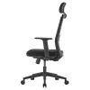Ergo Office ER-425 ergonominė aukštos atlošo biuro kėdė, maks. 150 kg, pasukama, reguliuojama atrama