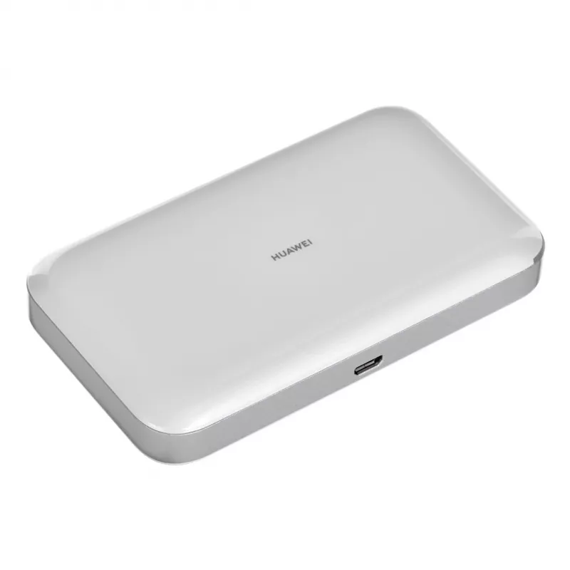 Nešiojamas stalinis maršruto parinktuvas HUAWEI E5785-92C — dviejų dažnių juostų Wi‑Fi 5, LTE 4G, 1500 mAh baterija, micro-USB, vidinė antena