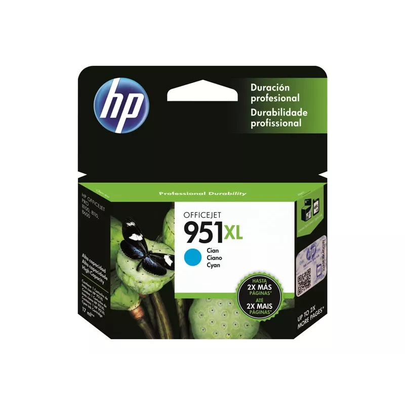 HP 951XL Originali žalsva didelio našumo rašalinė kasetė 1 500 puslapių, 1 vnt., Officejet