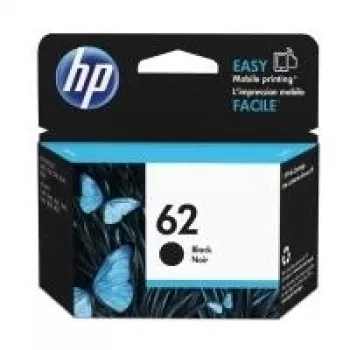 HP 62 juodas rašalo kasetė lizdinėje pakuotėje