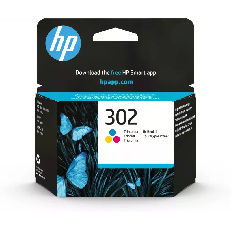 HP F6U65AE spausdintuvo eksploatacinė medžiaga, žalsvai mėlyna