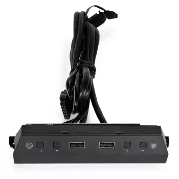USB kištukinis lizdas Lian Li LAN216-1 juodas 19 kontaktų USB 3.0