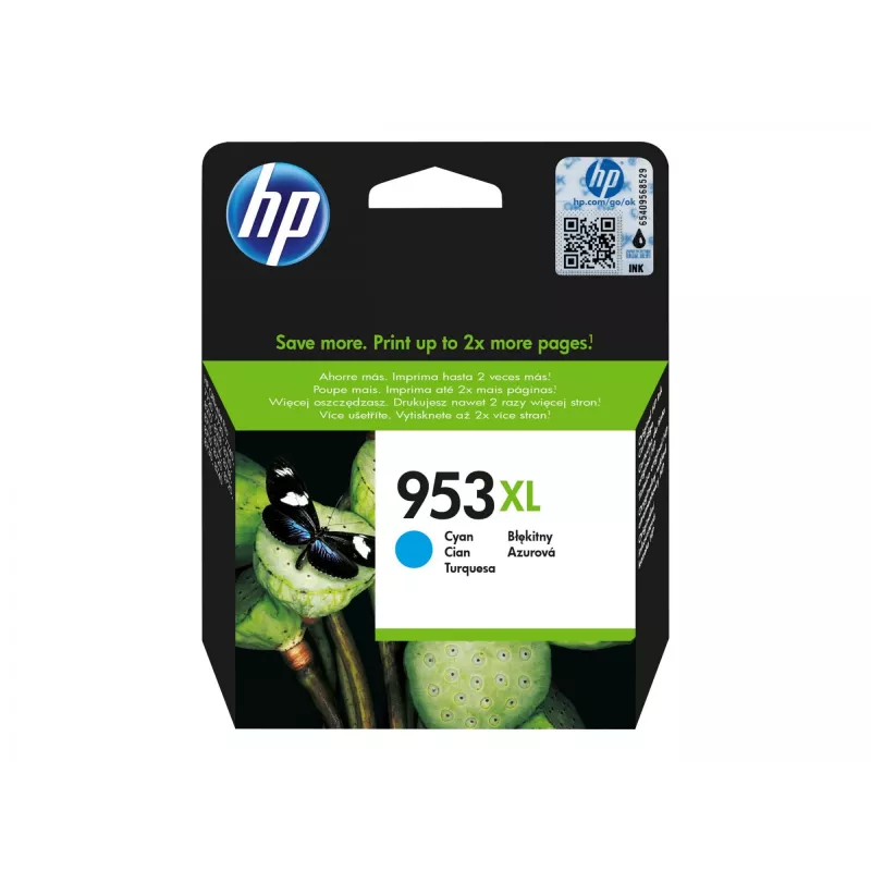 Rašalo kasetė HP 953XL F6U16AE žydra