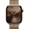 APPLE Watch Series 10 GPS + Cellular 42mm auksinis titano korpusas su auksine milanietiška apyranke