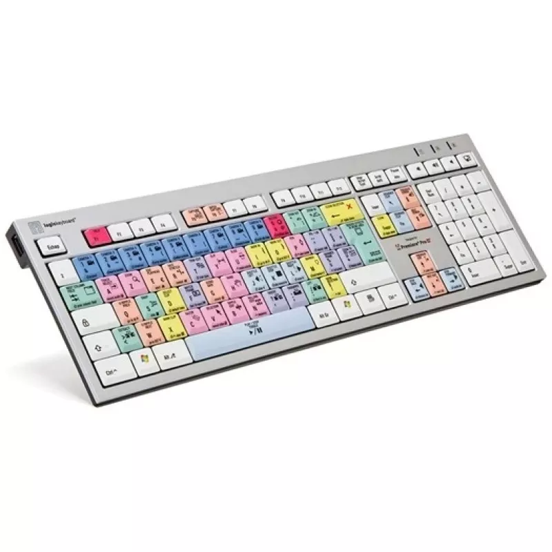 Klaviatūra Logickeyboard LKB-PPROCC-AJPU-FR Office USB AZERTY Įvairiaspalvė