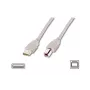 Logilink USB 2.0 jungiamasis kabelis USB-A į USB-B USB A kištukas USB B kištukas