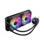 ASUS ROG STRIX LC II 280 ARGB procesoriaus skysčio aušintuvas 14 cm juodas 1 vnt.