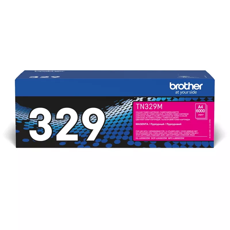 Toner Brother Cartridge TN-329 TN329 Magenta 3000 puslapių