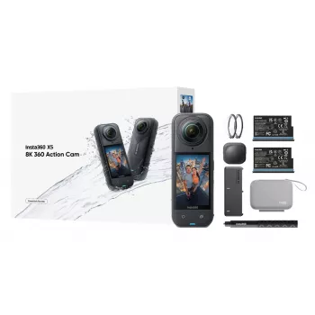 Insta360 X5 Bundle veiksmo kamera 72 MP 8K Ultra HD 360°