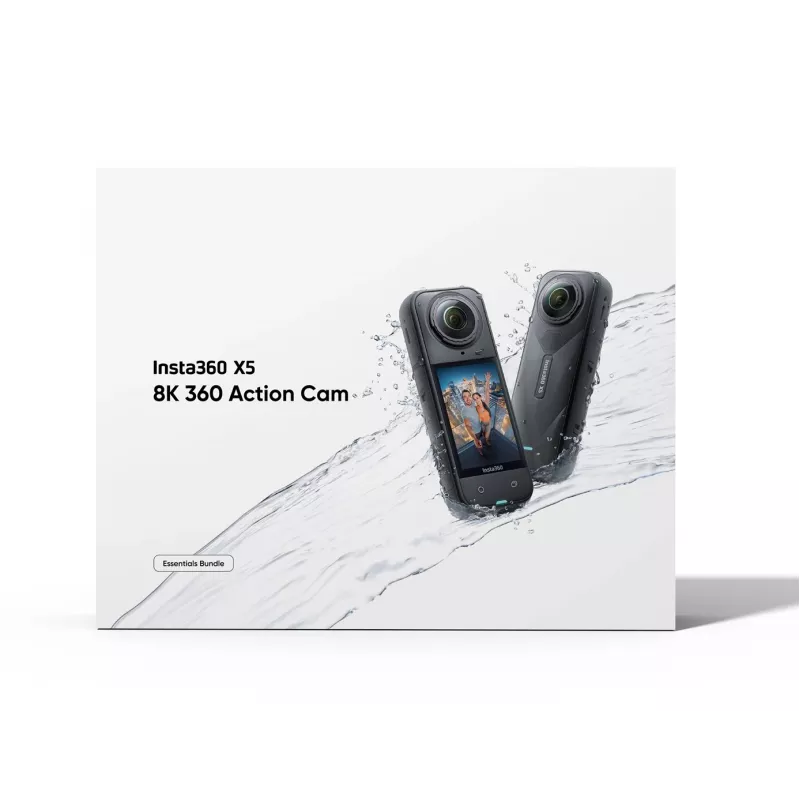 Insta360 X5 Bundle veiksmo kamera 72 MP 8K Ultra HD 360°