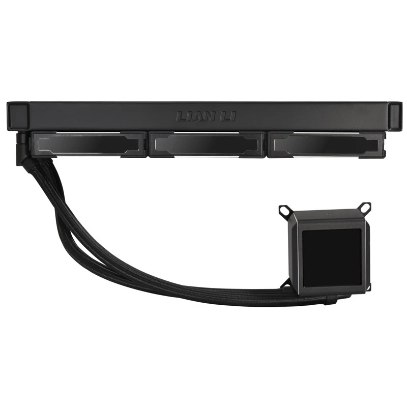 Skysčio aušinimo rinkinys Lian Li GALAHAD II LCD SL-INF 36 cm Juoda