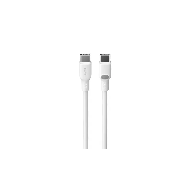 USB Type C į USB Type C laidas Havit CB6280 1m baltas