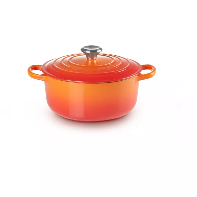Le Creuset Signature kepimo skarda orkaitei 22 cm raudona