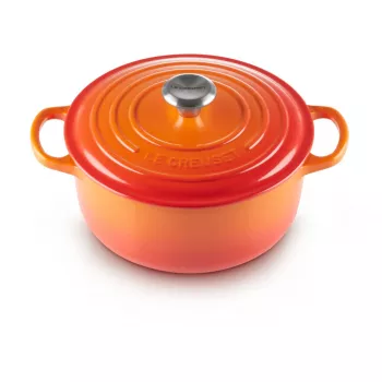 Le Creuset Signature kepimo skarda orkaitei 22 cm raudona