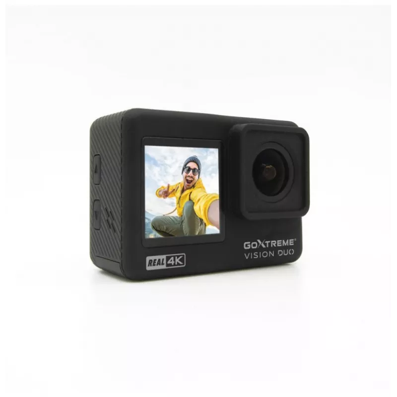 EASYPIX | GoXtreme Vision DUO 4K | Jutiklinis ekranas | Atsparus vandeniui | Wi-Fi