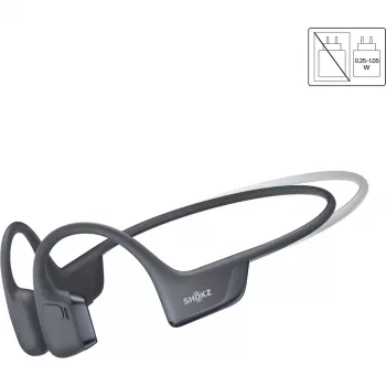 SHOKZ OpenRun Pro 2 Mini ausinės belaidės užkabinamos sportinės juodos