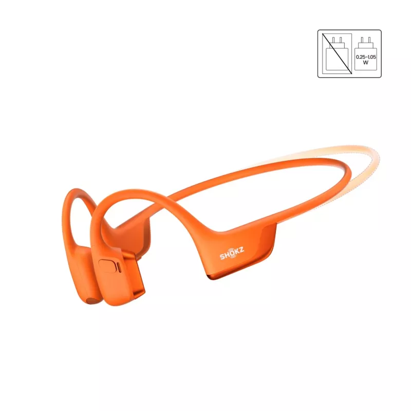 SHOKZ OpenRun Pro 2 Mini ausinės belaidės užkabinamos sportinės oranžinės