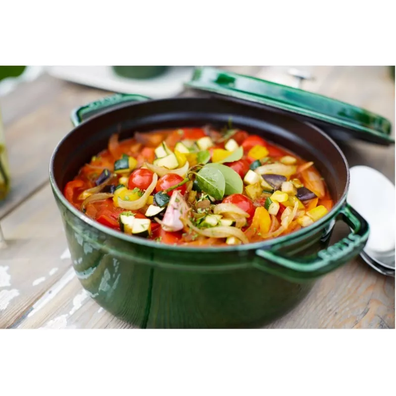 Staub 40503-109-0 konditerinis teptukas, silikoninis, juodas, medis