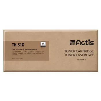 Actis TH-51X dažų miltelių kasetė (HP 51X Q7551X pakaitalas; standartinė; 13 000 puslapių; juoda)