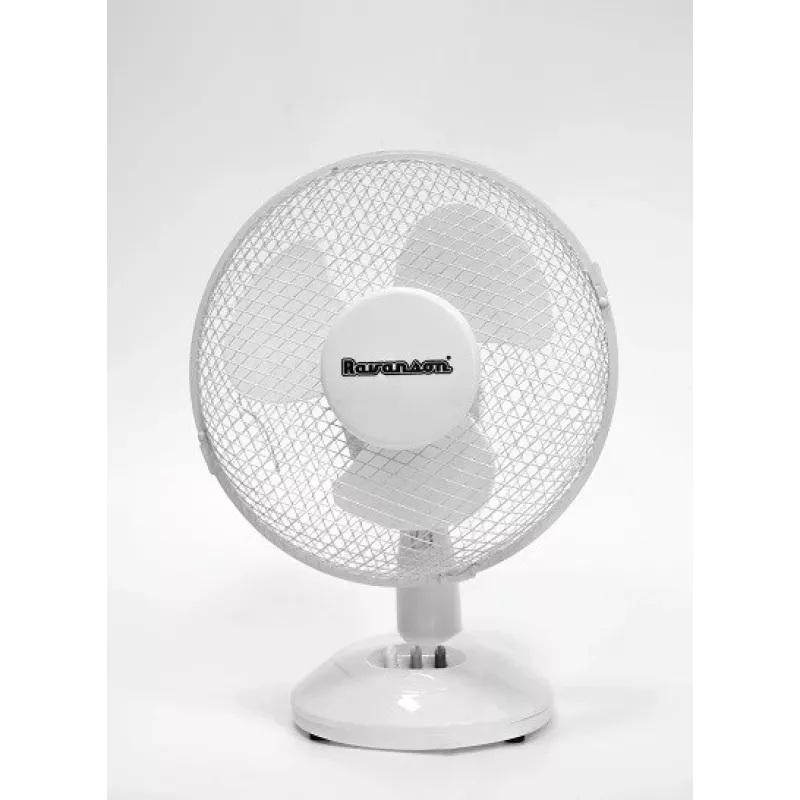 Stalinis buitinis ventiliatorius Ravanson WT-1023 — 27 cm mentė, 3 mentės, 2 greičių, 23 W, baltas