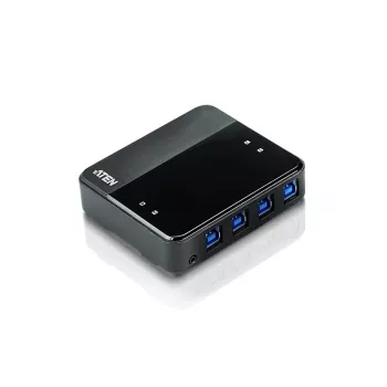 ATEN US434 4x4 USB 3.2 Gen1 periferinių įrenginių dalijimosi jungiklis