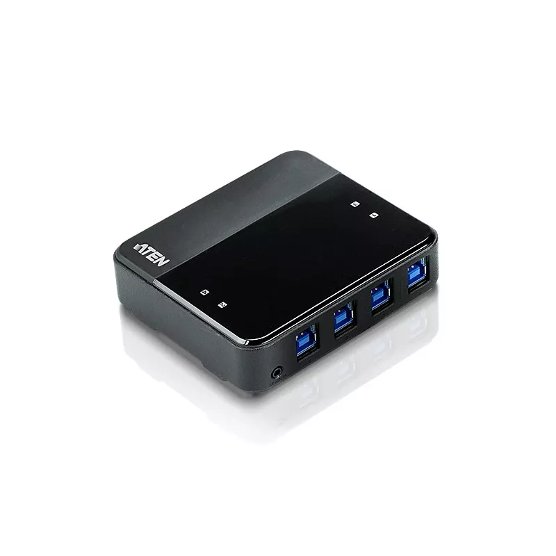 ATEN US434 4x4 USB 3.2 Gen1 išorinių įrenginių dalijimosi jungiklis