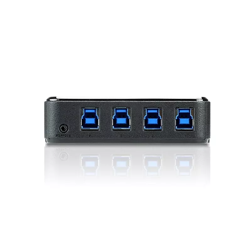 ATEN US434 4x4 USB 3.2 Gen1 išorinių įrenginių dalijimosi jungiklis