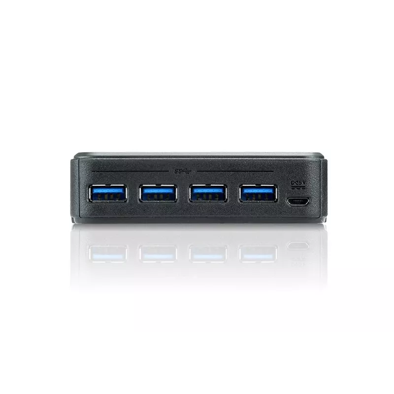 ATEN US434 4x4 USB 3.2 Gen1 išorinių įrenginių dalijimosi jungiklis