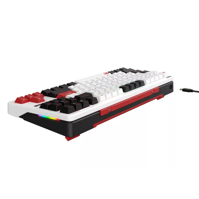 Havit KB902L žaidimų klaviatūra 80% laidinė USB QWERTY 88 klavišai RGB LED