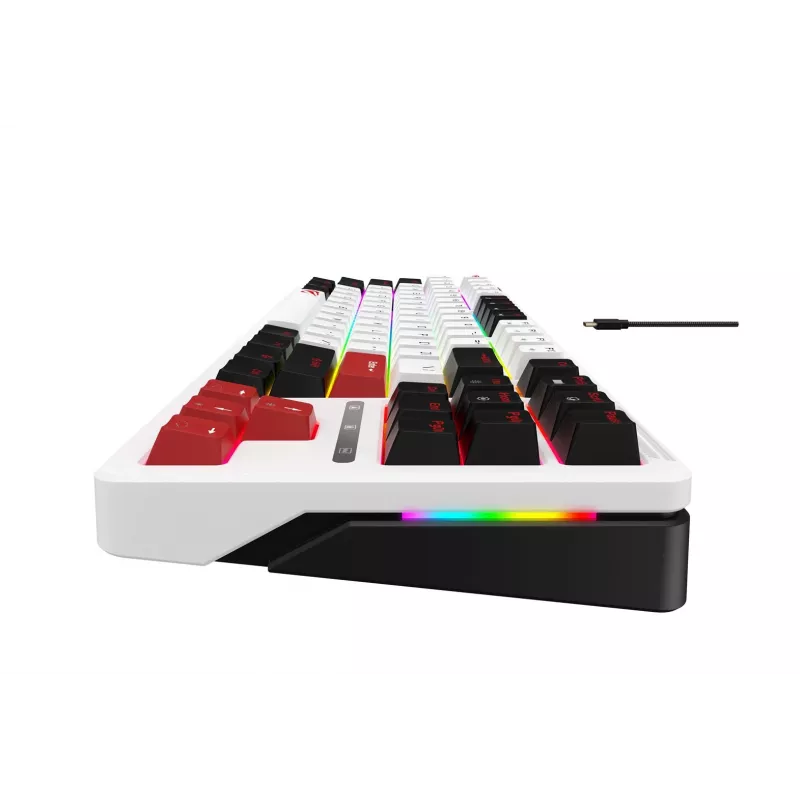Havit KB902L žaidimų klaviatūra 80% laidinė USB QWERTY 88 klavišai RGB LED