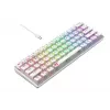 Havit KB903L žaidimų klaviatūra permatoma balta RGB LED laidinė USB 61 klavišai