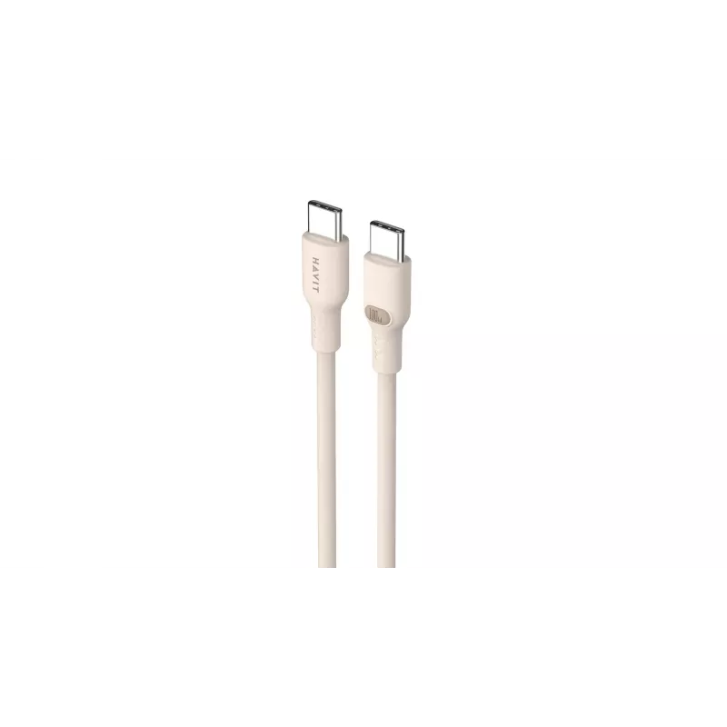 USB Type C laidas Havit CB6284 2m smėlio spalvos