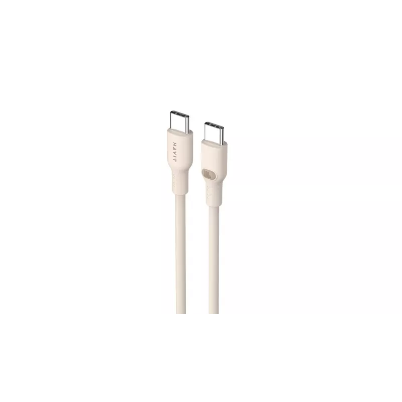 USB Type C laidas Havit CB6284 2m smėlio spalvos