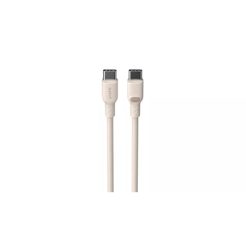 USB Type C laidas Havit CB6284 2m smėlio spalvos