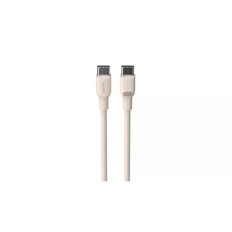 USB Type C laidas Havit CB6284 2m smėlio spalvos