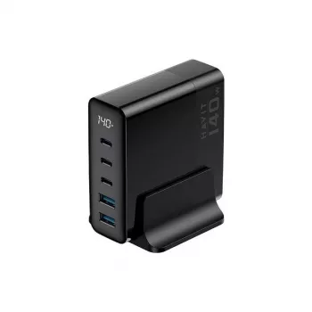 HAVIT Travel Charger UCLE004 EU 140W Five-Port GaN Juoda