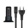 HAVIT Travel Charger UCLE004 EU 140W Five-Port GaN Juoda