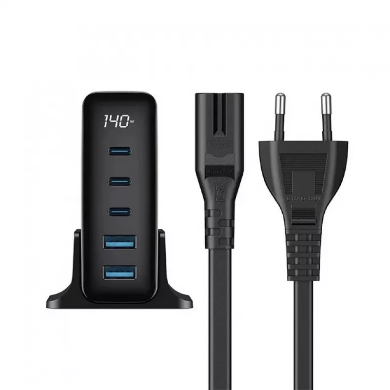 HAVIT Travel Charger UCLE004 EU 140W Five-Port GaN Juoda