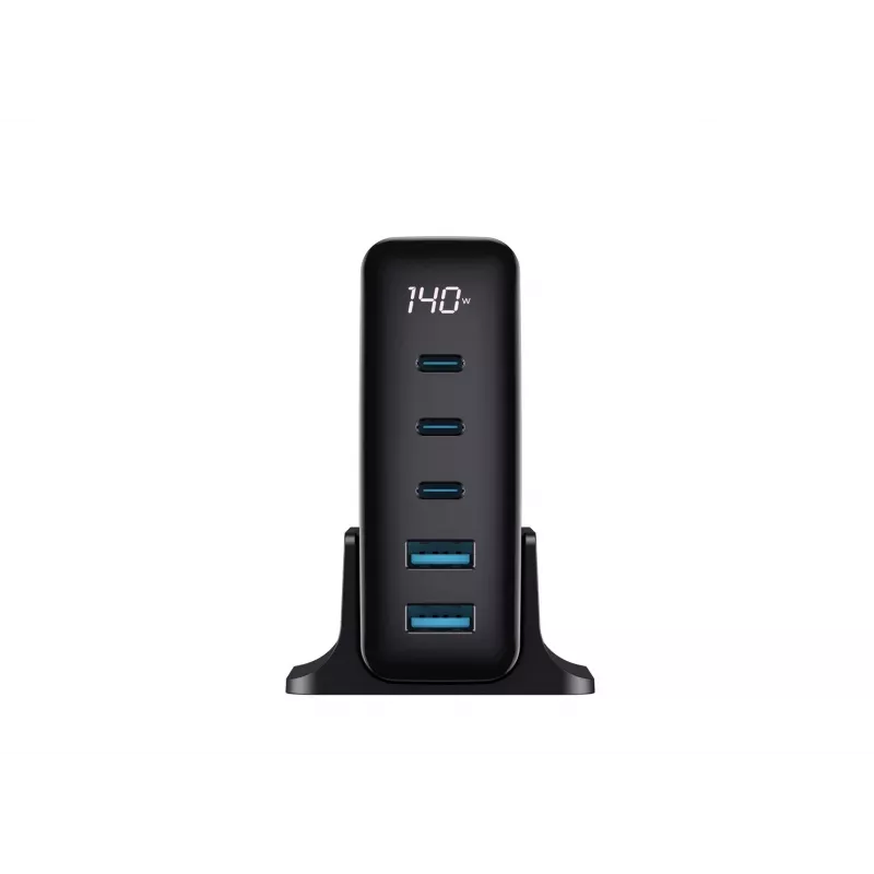 HAVIT Travel Charger UCLE004 EU 140W Five-Port GaN Juoda