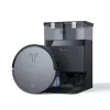 Robotinis dulkių siurblys Ecovacs Deebot X8 Omni — juoda, 5200 mAh baterija, 128 min. veikimo laikas, 0,22 l dulkių maišelis, drėgnas šveitimas, automatinė bazinė stotelė