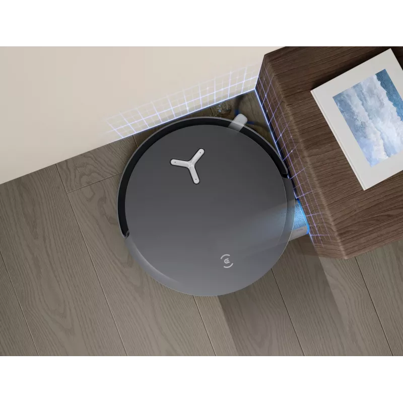 Robotinis dulkių siurblys Ecovacs Deebot X8 Omni — juoda, 5200 mAh baterija, 128 min. veikimo laikas, 0,22 l dulkių maišelis, drėgnas šveitimas, automatinė bazinė stotelė