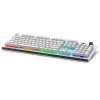 Dell | Alienware Tri-Mode AW920K | Belaidė žaidimų klaviatūra | Belaidė | RGB LED apšvietimas | US | Bluetooth | Lunar Light | Skaičių klaviatūra | CHERRY MX Red | Belaidis ryšys
