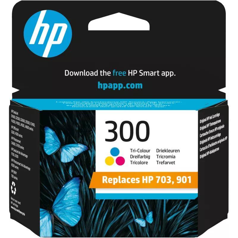 HP 300 spalvotas rašalas Vivera 4 ml Deskjet D2560 F4280 Daugiafunkcis (ML)