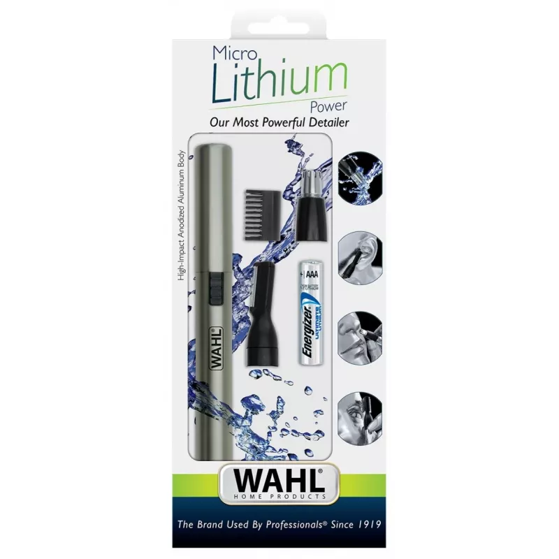 Wahl 5640-1016 Micro Lithium ausų, nosies ir antakių kirpimo mašinėlė